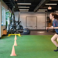 Morgan coaching Hannah on lateral movement