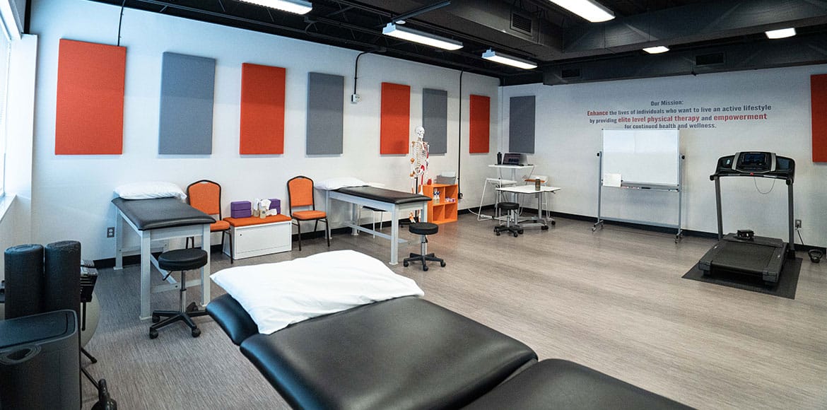 Picture of the inside of the therapy treatment room