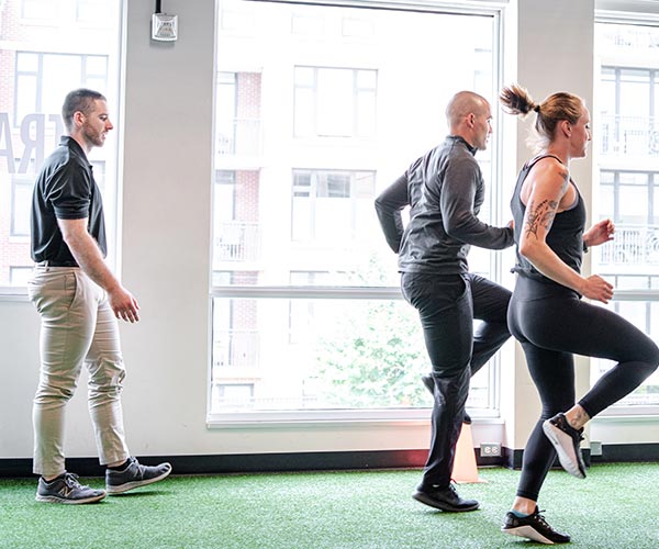 Cody sprint-coaching Marcos and Mel