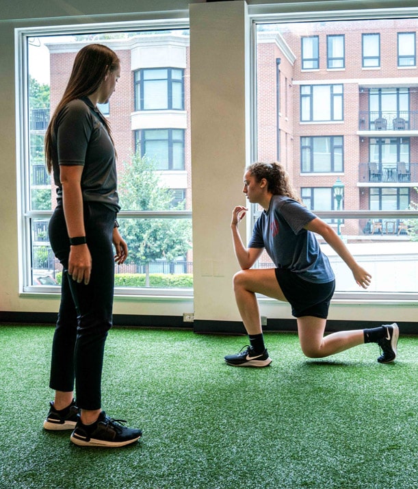movement coaching - knee bend