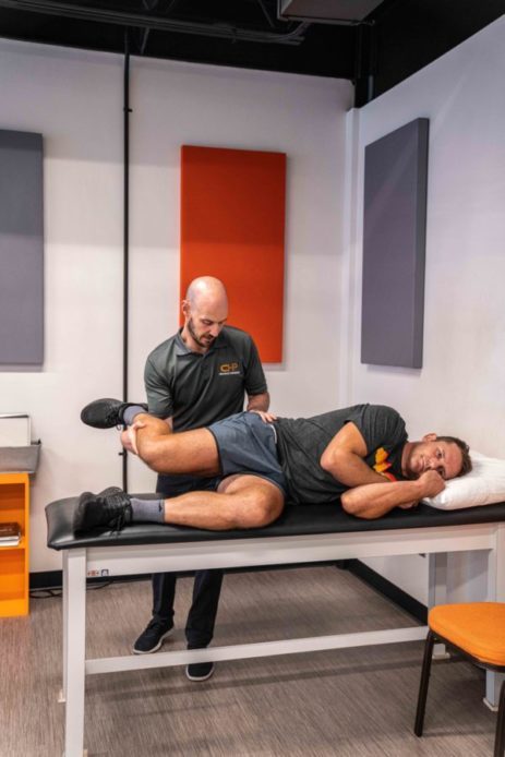 Adduction drop test