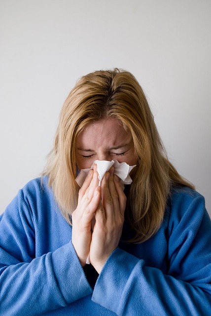 blowing nose